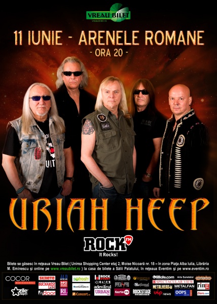 Concertul Uriah Heep de la Bucuresti a fost anulat!